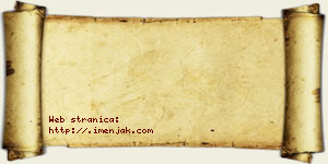 Isak Šljivić vizit kartica